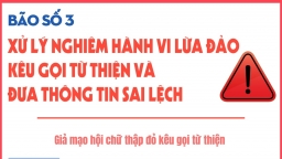 Xử lý nghiêm hành vi lừa đảo kêu gọi từ thiện và đưa thông tin sai lệch về bão số 3