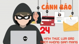 24 hình thức lừa đảo trên không gian mạng