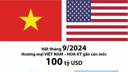 (INFOGRAPHICS) 9 tháng, xuất nhập khẩu Việt Nam - Hoa Kỳ đạt 100 tỷ USD