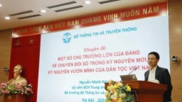 Bộ trưởng Nguyễn Mạnh Hùng: Chuyển đổi số là động lực chính của sự phát triển