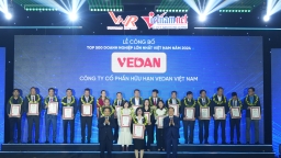 Vedan Việt Nam 12 năm vững vàng trong “Top 500 doanh nghiệp lớn nhất Việt Nam”