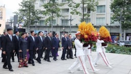 Lãnh đạo Đảng, Nhà nước dâng hương tưởng nhớ Chủ tịch Hồ Chí Minh và Chủ tịch Tôn Đức Thắng