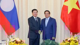 Thủ tướng Phạm Minh Chính tiếp Tổng Bí thư, Chủ tịch nước Lào