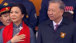 Tổng Bí thư Tô Lâm và Phu nhân dự Lễ duyệt binh kỷ niệm 80 năm Ngày Chiến thắng tại Nga