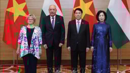 Chủ tịch nước Lương Cường chủ trì chiêu đãi chính thức Tổng thống Hungary