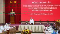 Tổng Bí thư Tô Lâm: Hợp nhất An Giang và Kiên Giang mở ra cơ hội tái cấu trúc hệ thống hạ tầng vùng