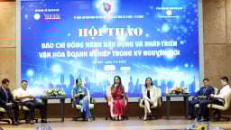 Báo chí đồng hành, kiến tạo phát triển văn hóa doanh nghiệp