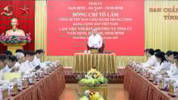Tổng Bí thư Tô Lâm: Kiến tạo một không gian phát triển hiện đại và năng động với Ninh Bình giữ vai trò trung tâm
