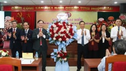 Phó Bí thư Đảng ủy MTTQ, các đoàn thể Trung ương Nguyễn Thái Học dự Đại hội Đảng bộ Liên hiệp các Hội Khoa học và Kỹ thuật Việt Nam