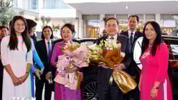 Chủ tịch Quốc hội Trần Thanh Mẫn đến Thủ đô Rabat, bắt đầu thăm chính thức Vương quốc Morocco