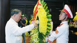 Tổng Bí thư Tô Lâm dâng hương tưởng niệm các Anh hùng, Liệt sĩ tại Điện Biên