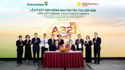 Sun PhuQuoc Airways ký kết Hợp đồng nguyên tắc thu xếp vốn với Vietcombank, xây dựng đội bay hiện đại, an toàn và hiệu quả