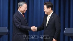 Tổng Bí thư Tô Lâm và Tổng thống Hàn Quốc Lee Jae Myung gặp gỡ báo chí