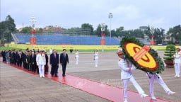 Lãnh đạo Đảng, Nhà nước vào Lăng viếng Chủ tịch Hồ Chí Minh và dâng hương tưởng niệm các anh hùng liệt sĩ