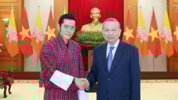 Tổng Bí thư Tô Lâm tiếp Quốc vương Bhutan