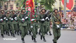 Chùm ảnh: Các khối diễu binh của Quân đội nhân dân Việt Nam tại A80