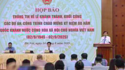 Họp báo thông tin về lễ khánh thành, khởi công các dự án, công trình nhân 80 năm Quốc khánh
