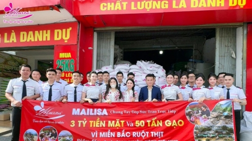 'Bà trùm chuỗi thẩm mỹ viện' Mailisa sở hữu biệt phủ 4.000m2 toàn gỗ quý: Đem 3 tỷ tiền mặt, 50 tấn gạo đi trao trực tiếp cho đồng bào vùng bão lũ