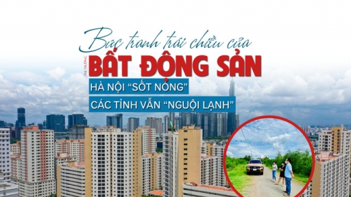 Bức tranh trái chiều của thị trường bất động sản: Hà Nội “sốt nóng”, các tỉnh vẫn “nguội lạnh”?