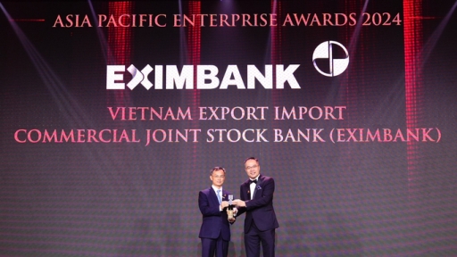 Eximbank nhận giải thưởng doanh nghiệp xuất sắc Châu Á 2024