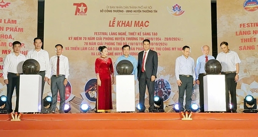 Khai mạc Festival làng nghề, thiết kế sáng tạo tại huyện Thường Tín