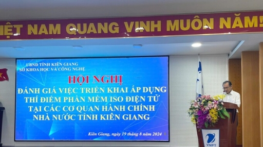 Kết quả triển khai áp dụng thí điểm ISO điện tử tại Kiên Giang