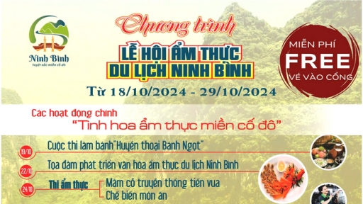 Nhiều hoạt động hấp dẫn tại lễ hội ẩm thực du lịch Ninh Bình năm 2024