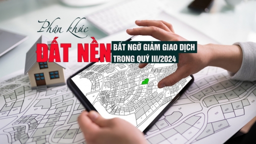 Phân khúc đất nền bất ngờ giảm giao dịch trong quý 3