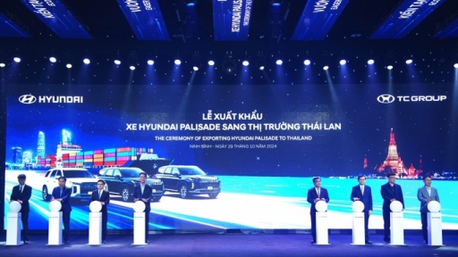 Hyundai Thành Công xuất khẩu xe Hyundai Palisade sang Thái Lan