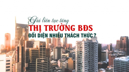 Giá liên tục tăng, thị trường bất động sản gặp nhiều thách thức?