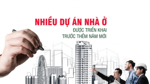 Nhiều dự án nhà ở được triển khai trước thềm năm mới