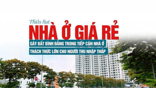 Thiếu hụt nhà ở giá rẻ: Gây bất bình đẳng trong tiếp cận nhà ở, thách thức lớn cho người thu nhập thấp