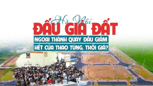 Hà Nội: Đấu giá đất ngoại thành quay đầu giảm, hết cửa thao túng, thổi giá?