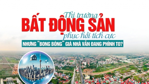 Thị trường bất động sản phục hồi tích cực nhưng “bóng bóng” giá nhà vẫn đang phình to?