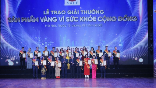 38 sản phẩm đạt Cup vàng vì sức khỏe cộng đồng năm 2025