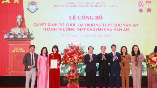 Trường THPT Chu Văn An chính thức trở thành trường chuyên