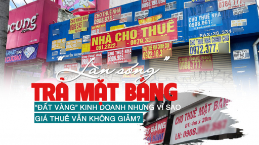 “Làn sóng” trả mặt bằng đất vàng kinh doanh nhưng vì sao giá thuê vẫn không giảm?