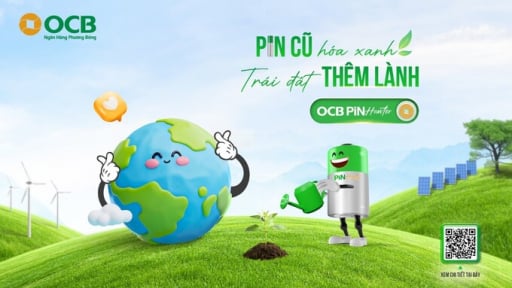 OCB lan tỏa thông điệp sống xanh qua chiến dịch thu gom pin cũ