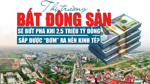 Thị trường bất động sản sẽ “bứt phá” khi 2,5 triệu tỷ đồng sắp được bơm ra nền kinh tế?