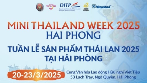 Hơn 70 gian hàng sẽ tham gia Tuần lễ sản phẩm Thái Lan 2025 tại Hải Phòng