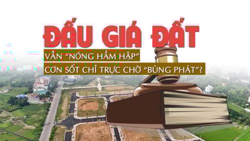 Đấu giá đất vẫn “nóng hầm hập”, cơn sốt chỉ trực chờ “bùng phát”?