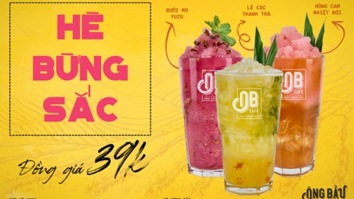 Cà Phê Ông Bầu ra mắt bộ sưu tập thức uống mới