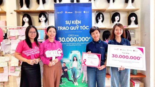 OPES cùng với VPBank và MSIG tham gia hoạt động gây quỹ tóc cho bệnh nhân ung thư