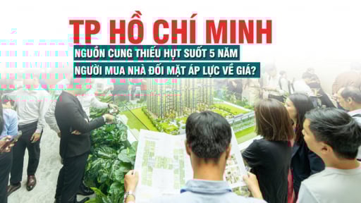 TP Hồ Chí Minh: Nguồn cung thiếu hụt suốt 5 năm, người mua nhà đối mặt áp lực về giá?