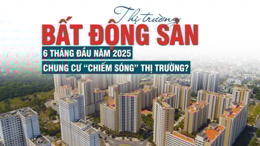 Thị trường bất động sản 6 tháng đầu năm 2025: chung cư “chiếm sóng” thị trường?