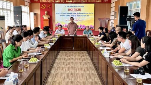 Xã Đại Thanh: Bộ máy chính quyền hoạt động thông suốt sau 1 tháng vận hành