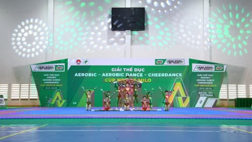Mãn nhãn với màn trình diễn của 68 đội tại Giải thể dục Aerobic Cúp MILO lần VIII