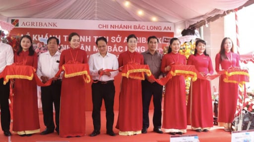 Agribank khánh thành trụ sở mới Chi nhánh Tân Mỹ Bắc Long An
