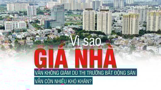 Giá nhà không giảm, mặc dù thị trường bất động sản vẫn còn nhiều khó khăn