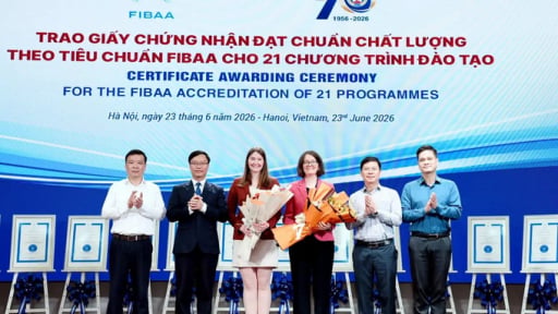 21 chương trình đào tạo của Đại học Kinh tế Quốc dân đạt kiểm định quốc tế